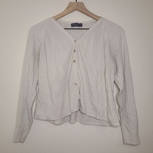 Northern Isles Collection cream cropped Cardigan